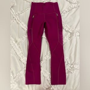 Lululemon Athletica Dark Magenta Leggings mid waist yoga workout